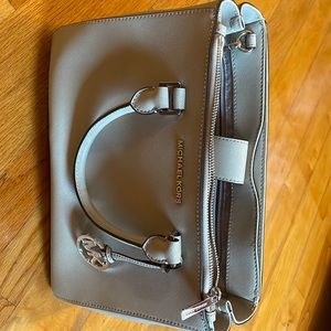 Michael kors grey large satchel